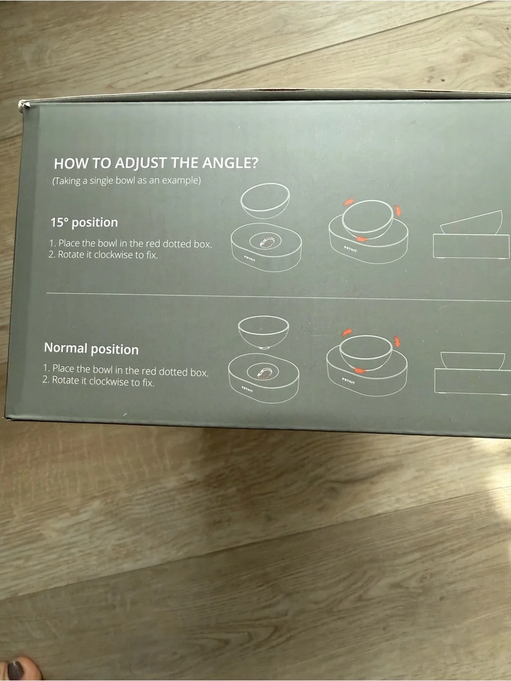 Pet Bowl Set Stainless Steel Double Bowls PETKIT- Silver New In Box